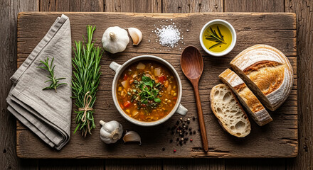 Rustic Harvest Vegetable Soup