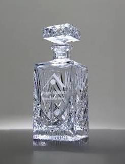 Hand-Cut Crystal Decanter