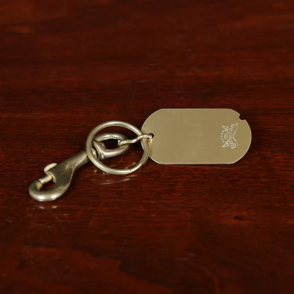 Solid Brass Key Tag